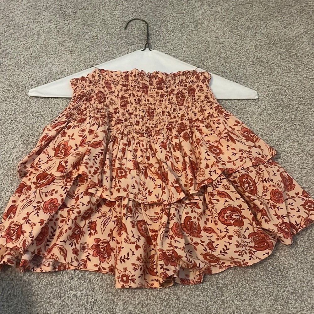 Floral Tiered Skirt - Size XS (Fits XS-Large)